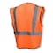 Radians Hi-Vis Econ Blk Bot Mesh Safety Vest-Org/Blk-4X SV3B-2ZOM-4X - alternate 7